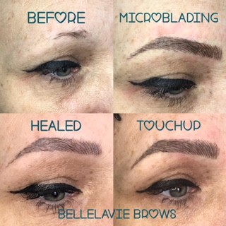 Healed Microblading Results