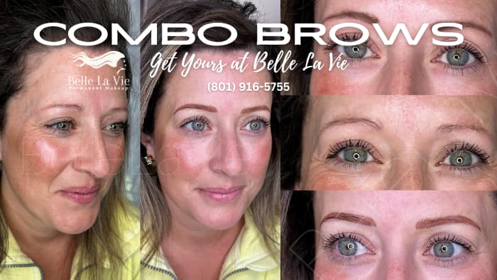 Combo Brows: The Best of Both Worlds at Belle La Vie Beauty Bar in Davenport, Iowa